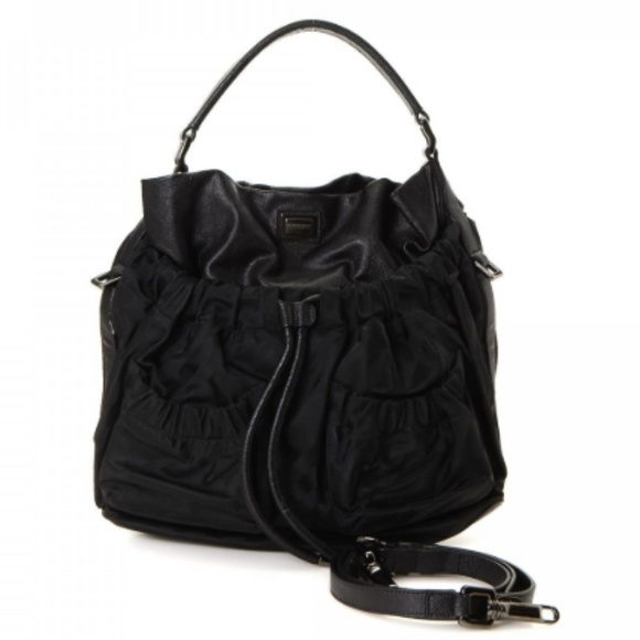 Burberry Beat Check Nylon Detail Two Way Shoulder